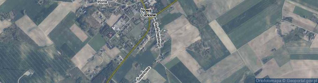 Zdjęcie satelitarne Mańkowskiego, ks. ul.